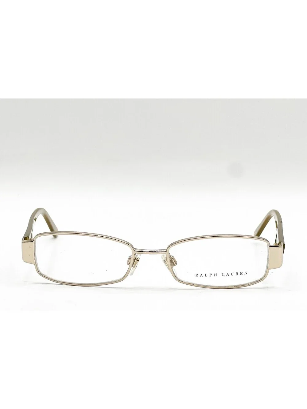 Ralph Lauren RL 5064 9116 Clear Champagne Oval Eyeglass Frames 49-16-135